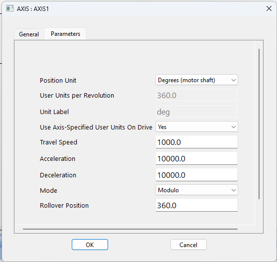 Setting Axis Units