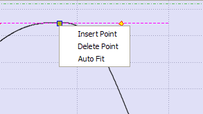 Cam Profile Graph - Contextual Menu