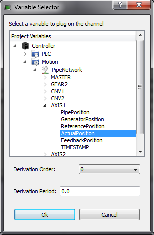 Variable Selector for Pipe Network