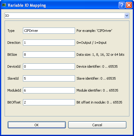 Variable I/O Mapping