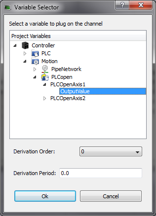 Variable Selector for PLCopen