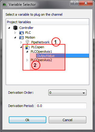 Variable Selector of an item in a array which is part of a structure