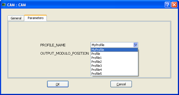 Cam - Associate Profile to a Pipeblock