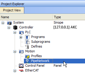 Pipe Network - Open Editor