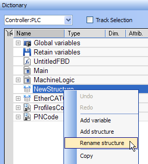 Rename Complex Structure