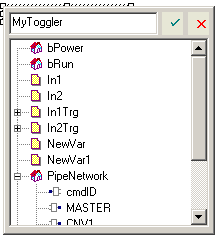 Define Variable Name in FBD Editor