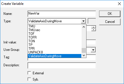 Use a Custom Library - Select the Type