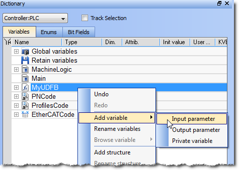 Parameters and Private Variables