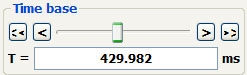 Scope Control Panel - Time-base