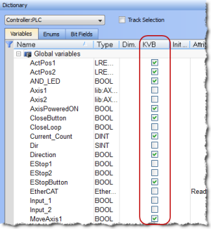 Variable Mapping to HMI